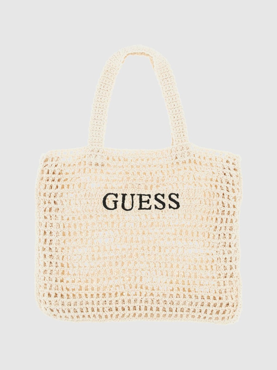 Guess - Cream - Womens Beach Bag GOOFASH