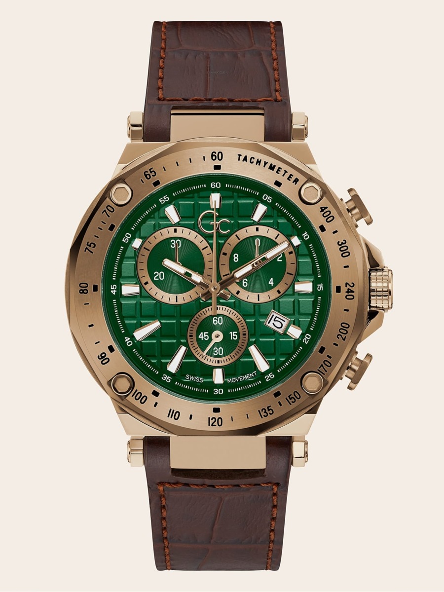 Guess - Gent Chronograph Watch - Brown GOOFASH