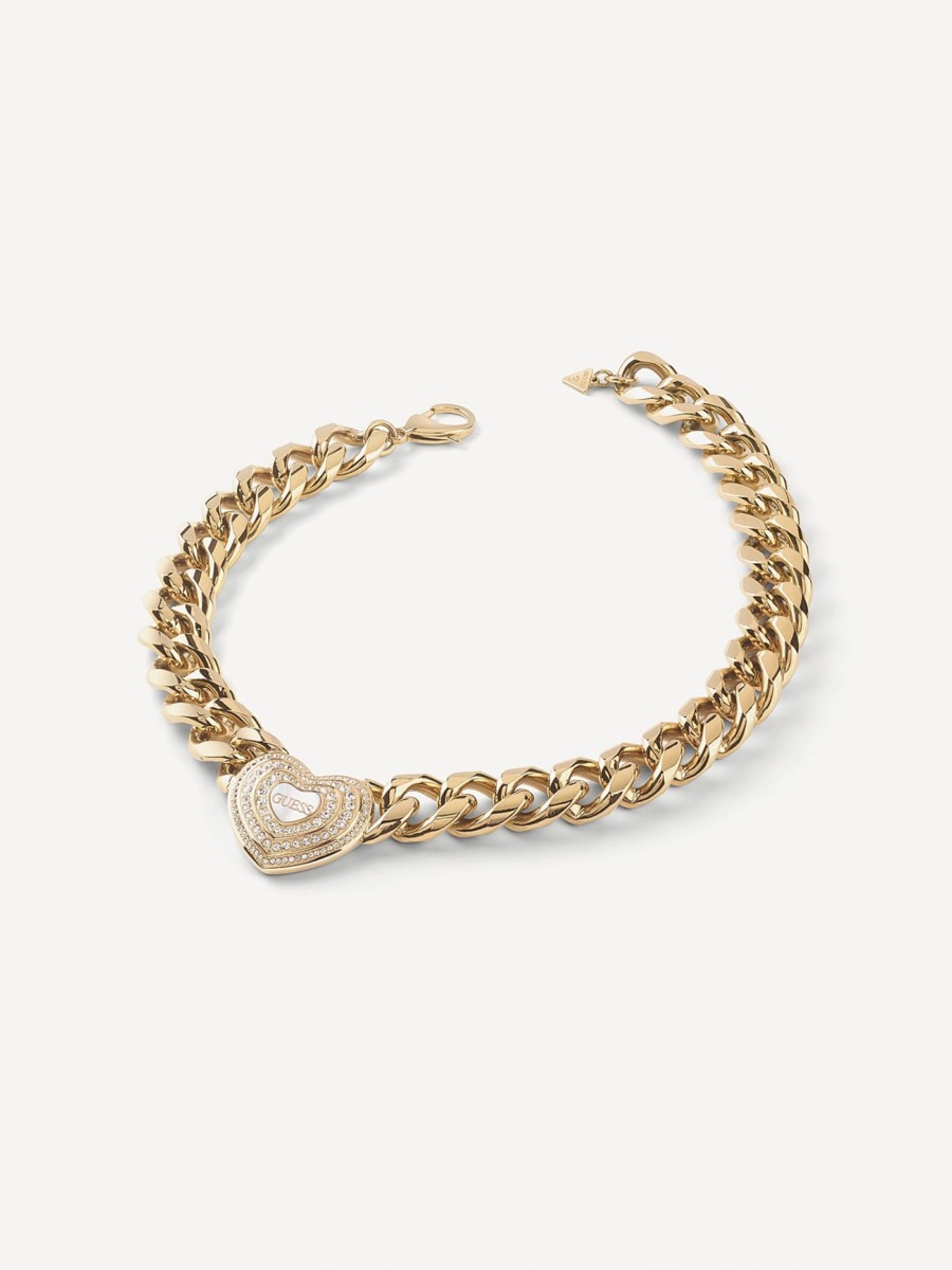 Guess - Gold Ladies Necklace GOOFASH