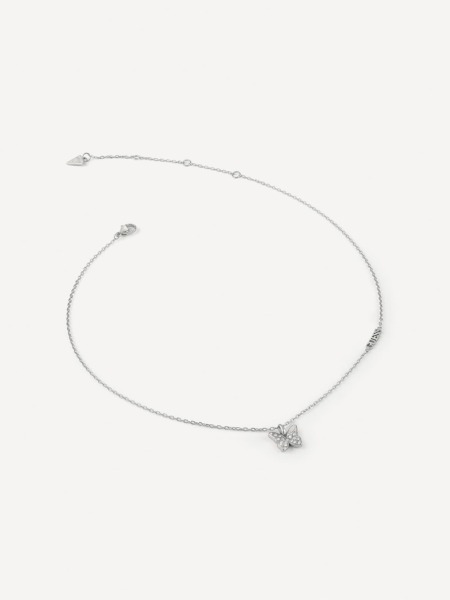 Guess Ladies Necklace in Silver GOOFASH