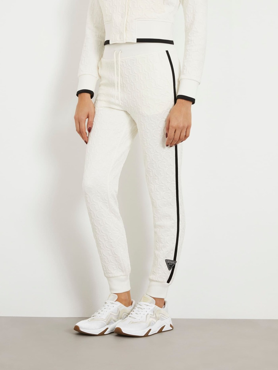 Guess - Ladies Sweatpants in White GOOFASH
