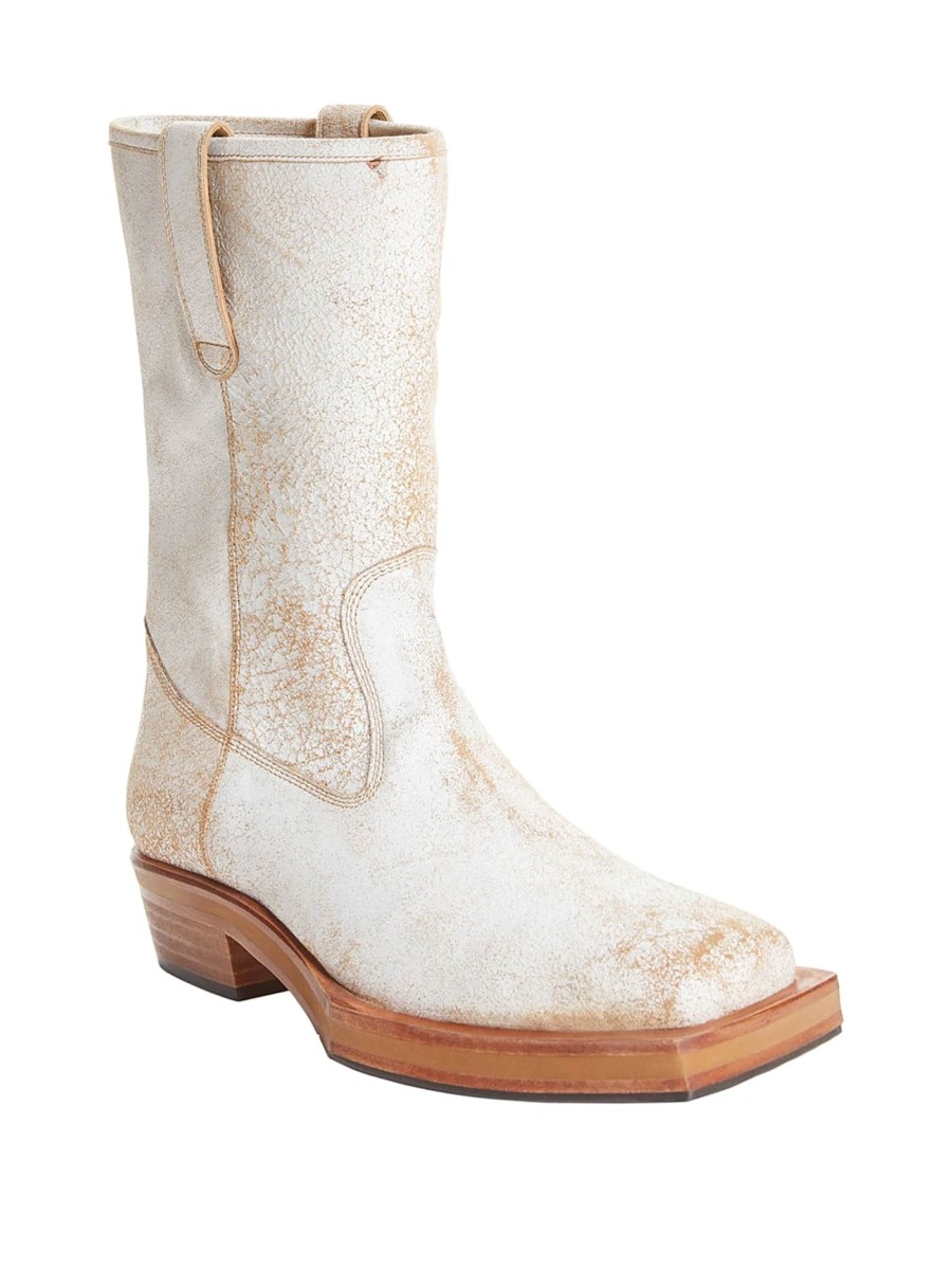 Guess - Ladies White Boots GOOFASH