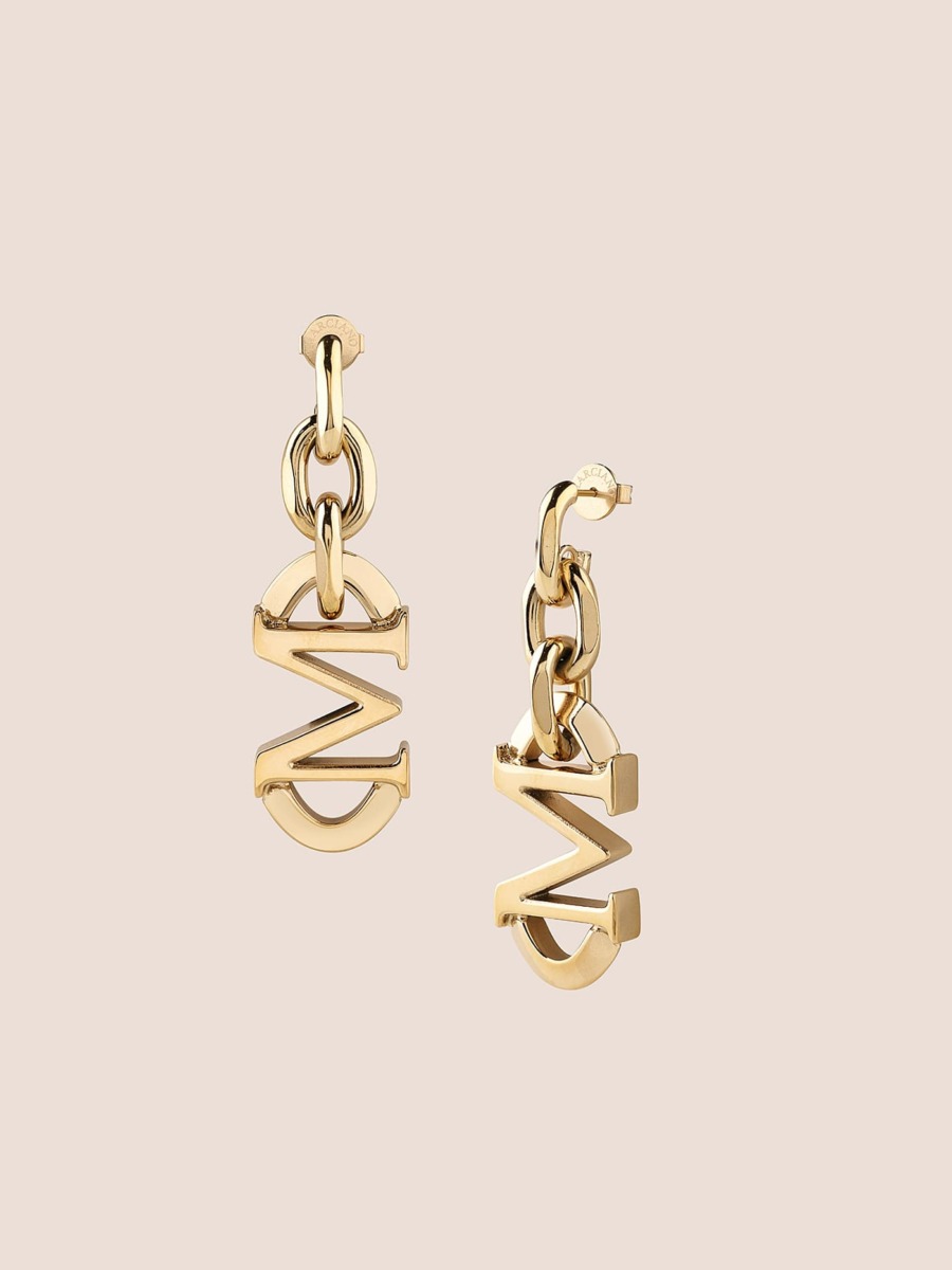 Guess Lady Gold Earrings GOOFASH