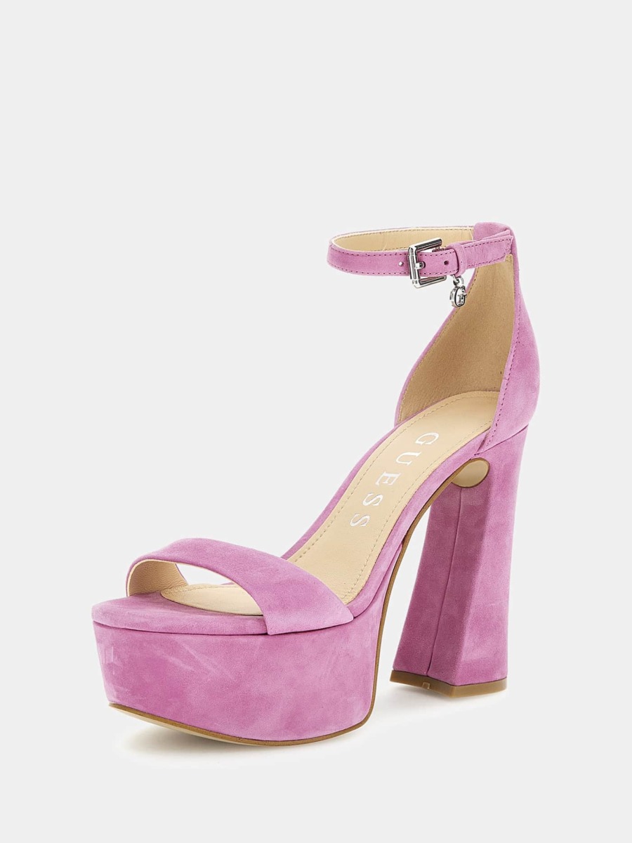 Guess Lady Pink Sandals GOOFASH