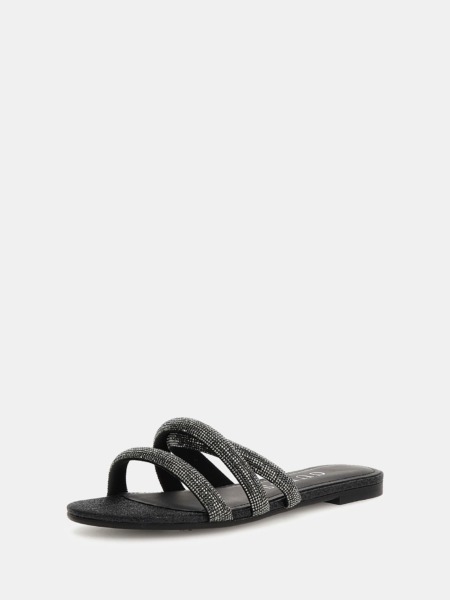 Guess Sandals Black for Women GOOFASH
