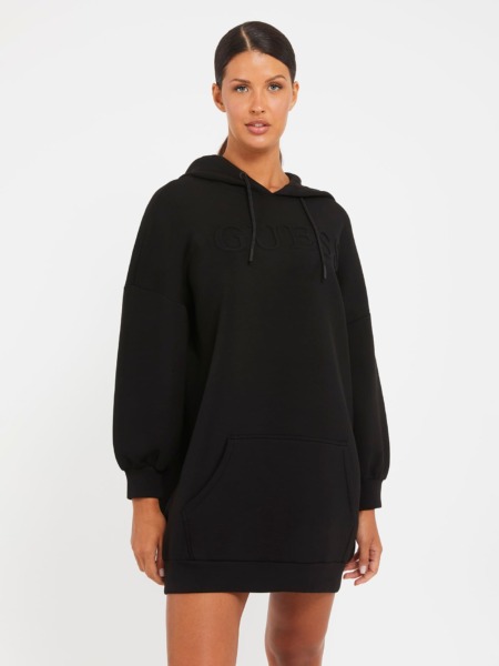 Guess Sweater Dress in Black for Women GOOFASH