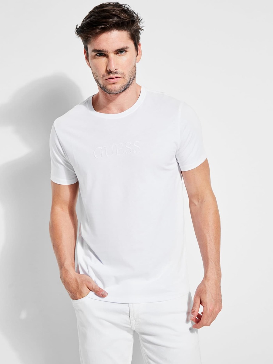 Guess - T-Shirt in White for Men GOOFASH