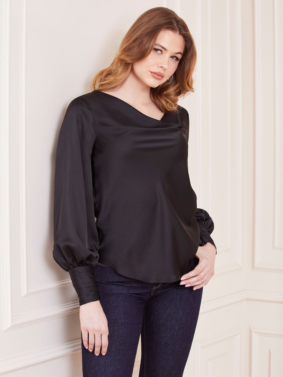 Guess Woman Blouse in Black by Marciano Guess GOOFASH