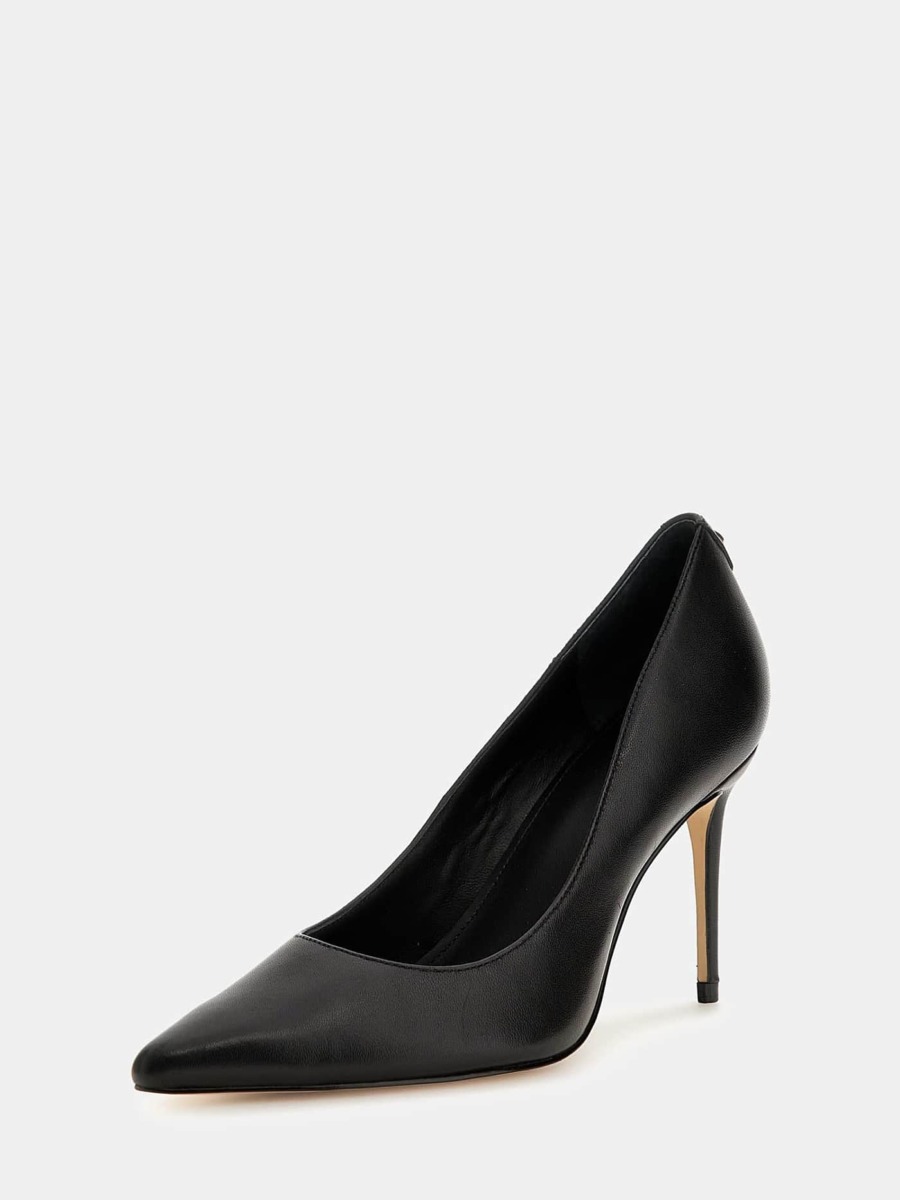 Guess - Woman Pumps in Black GOOFASH