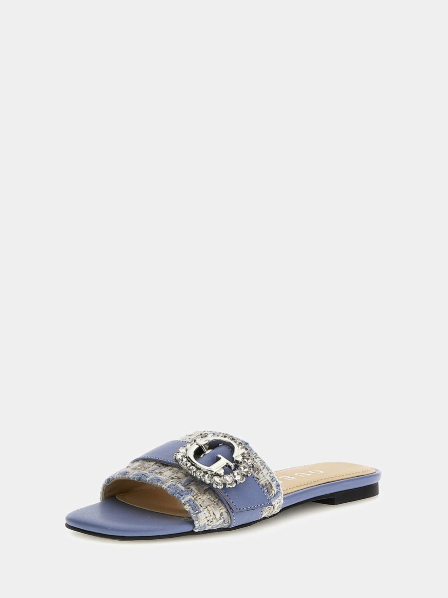 Guess - Woman Sandals in Blue GOOFASH