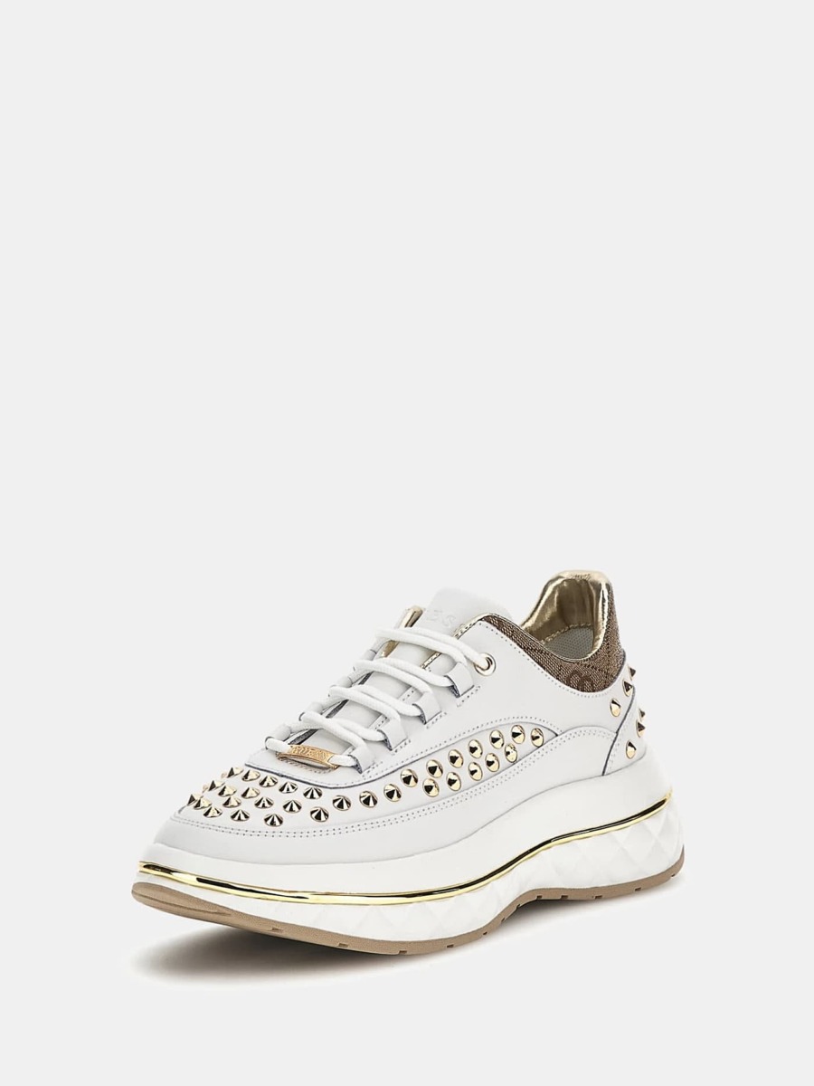 Guess - Woman Sneakers in White GOOFASH