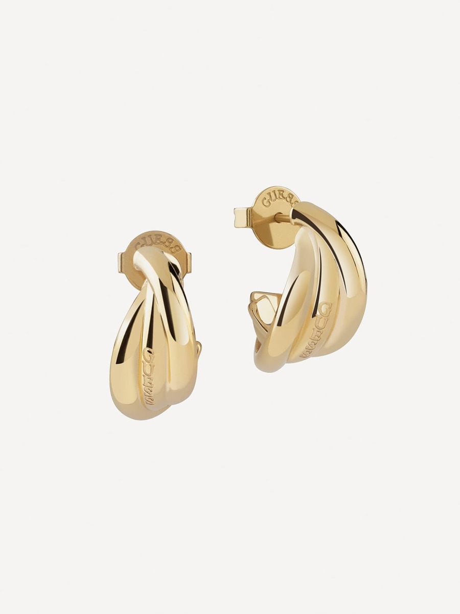 Guess Womens Earrings in Gold GOOFASH