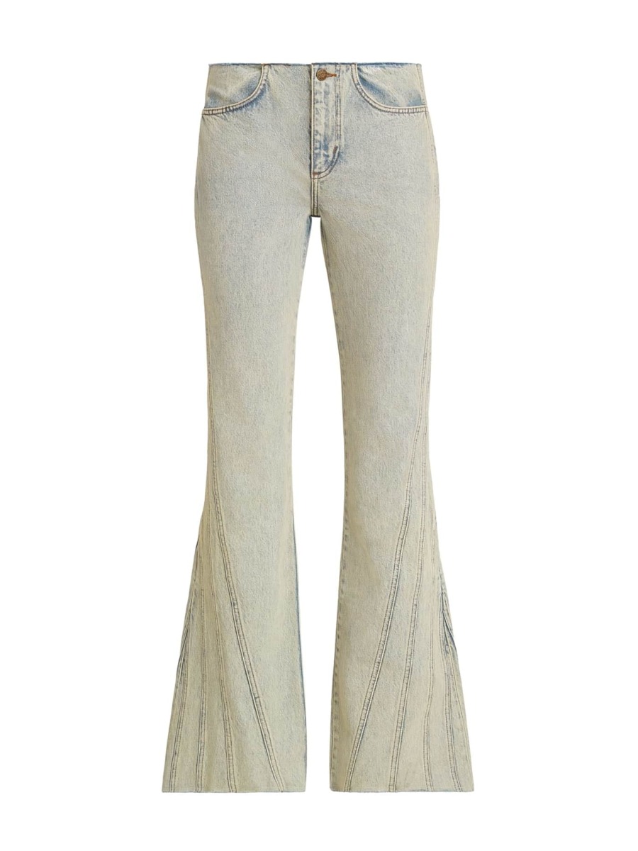 Guess - Womens Grey Flared Jeans GOOFASH