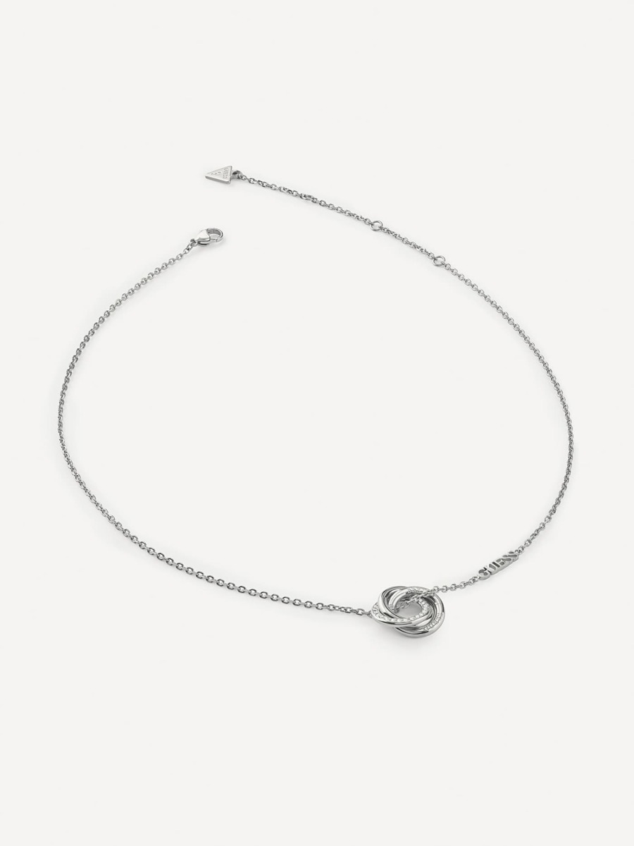 Guess Women's Necklace in Silver GOOFASH