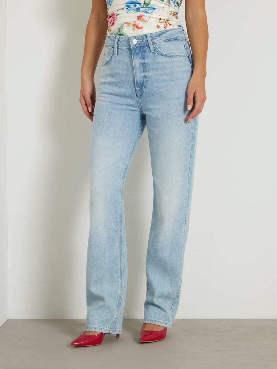 Guess - Women's Relaxed Jeans in Blue GOOFASH