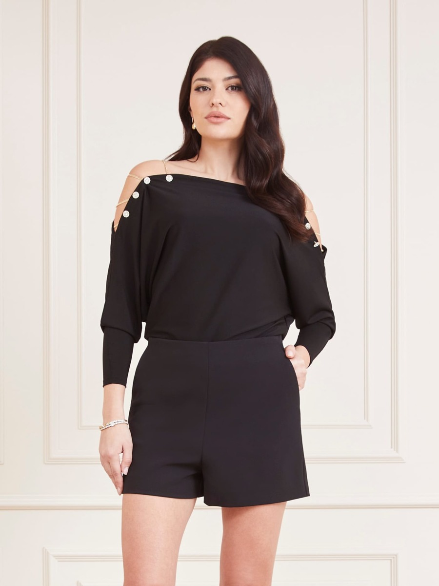 Guess Women's Top in Black by Marciano Guess GOOFASH