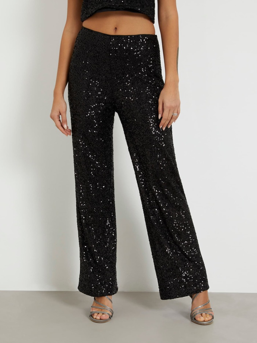 Guess - Womens Trousers Black GOOFASH