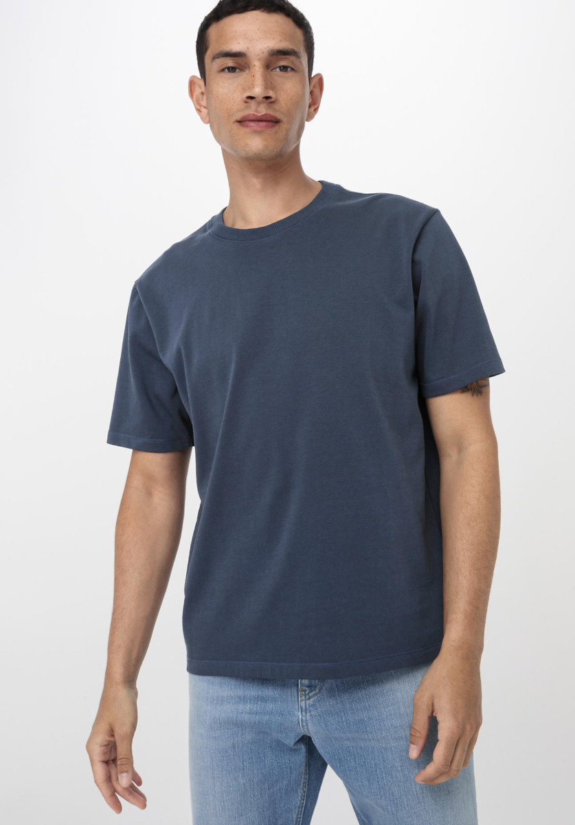 Hessnatur - Blue T-Shirt Man GOOFASH