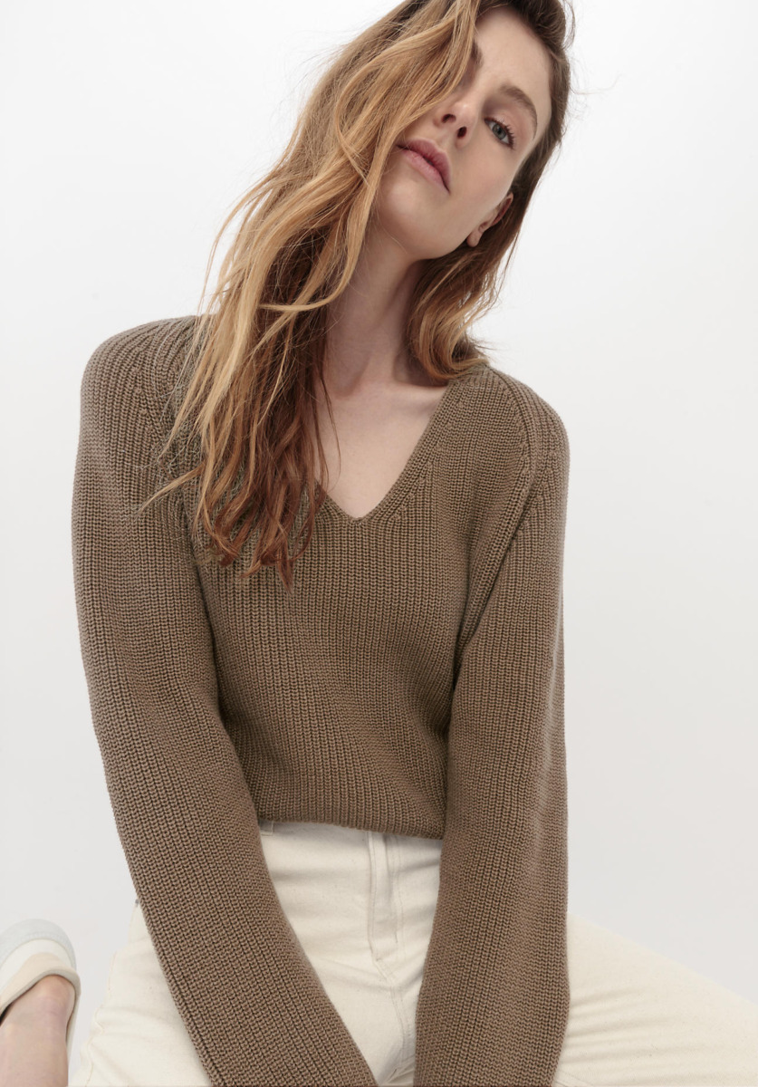 Hessnatur - Brown - Women's Sweater GOOFASH