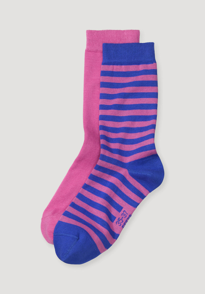 Hessnatur - Pink - Socks GOOFASH