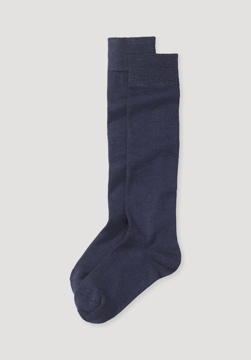 Hessnatur Socks Blue GOOFASH