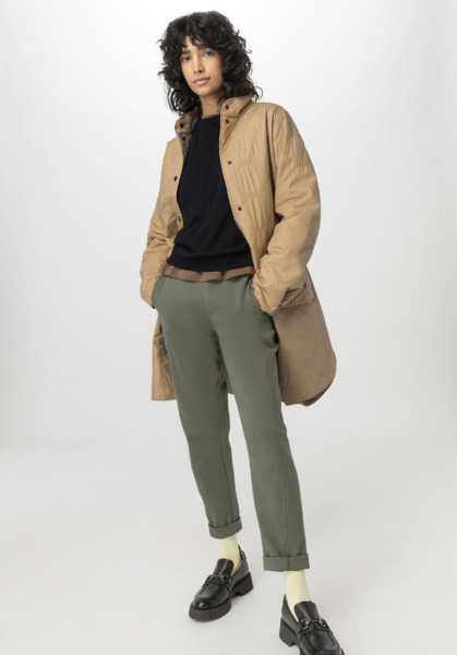 Hessnatur Trousers in Olive GOOFASH