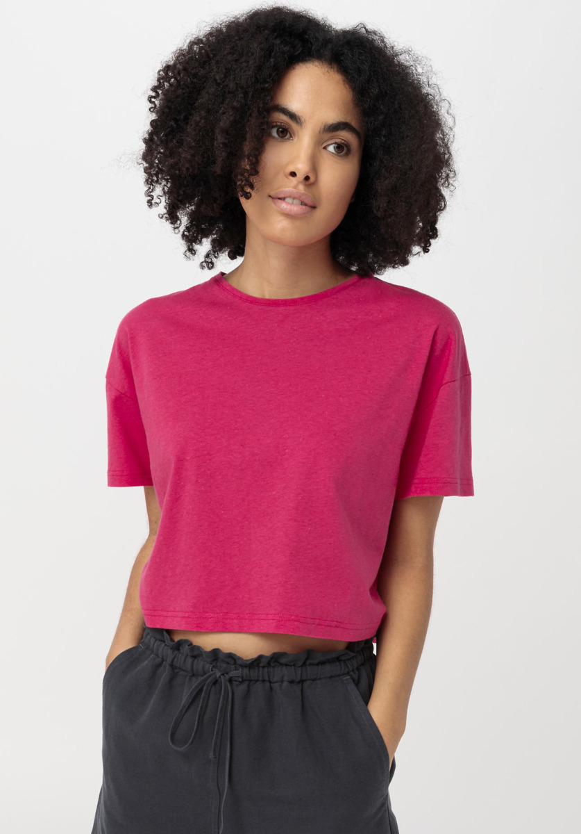 Hessnatur - Woman T-Shirt in Pink GOOFASH
