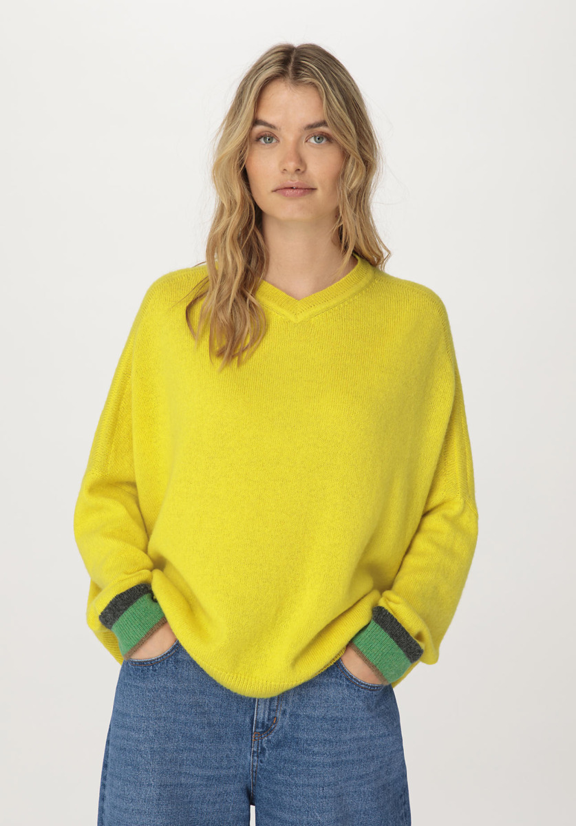 Hessnatur - Women Sweater Yellow GOOFASH