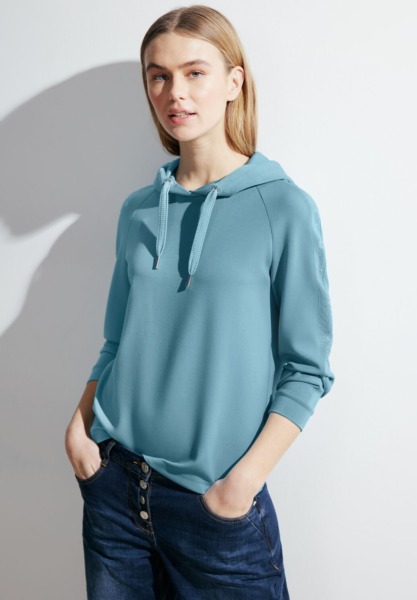 Hoodie Blue for Women by Cecil GOOFASH