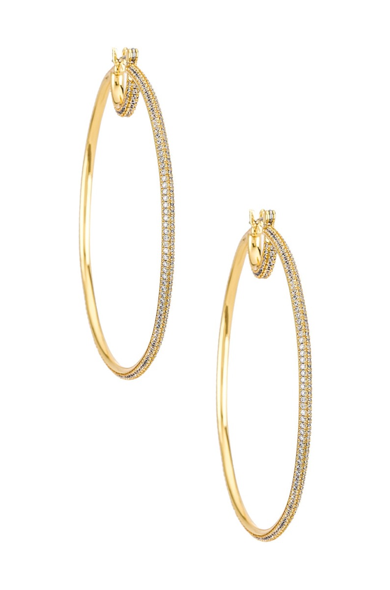 Hoop Earrings Gold - Revolve GOOFASH