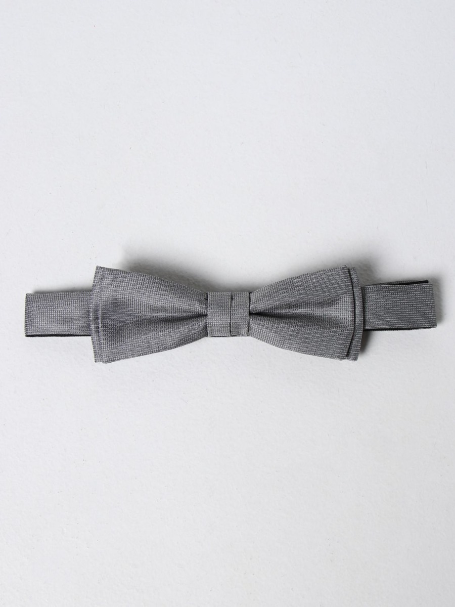 Hugo Boss - Bow Tie Grey by Giglio GOOFASH