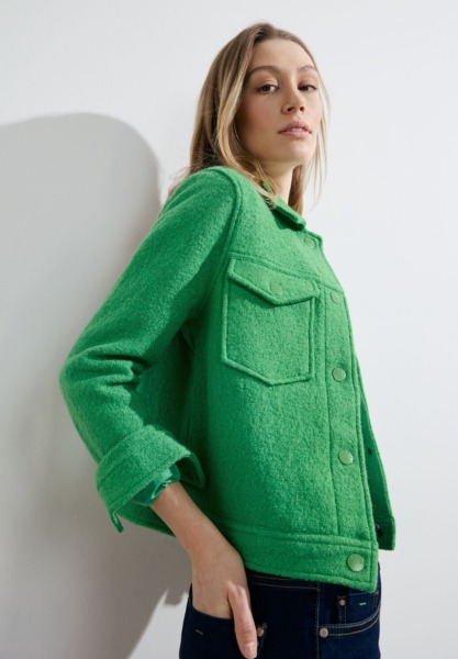 Jacket - Green - Ladies - Cecil GOOFASH