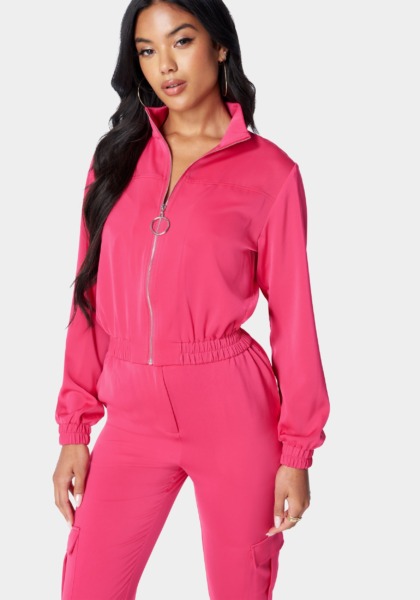 Jacket Pink - Bebe Woman GOOFASH