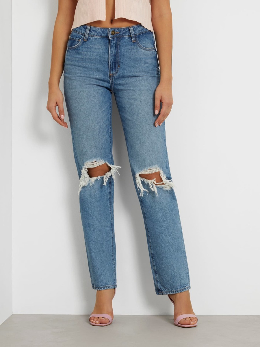 Jeans - Blue - Lady - Guess GOOFASH