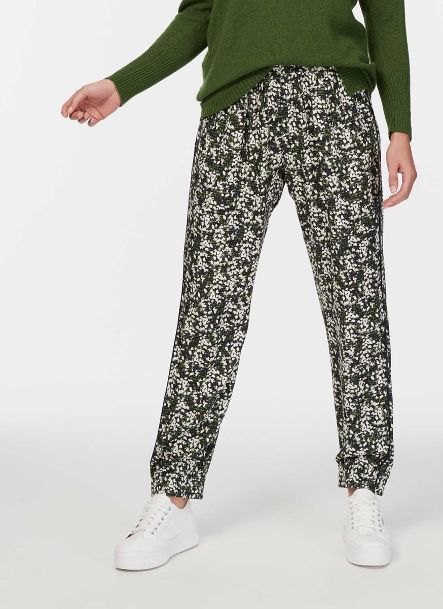Joggers in Print for Women by Brora GOOFASH