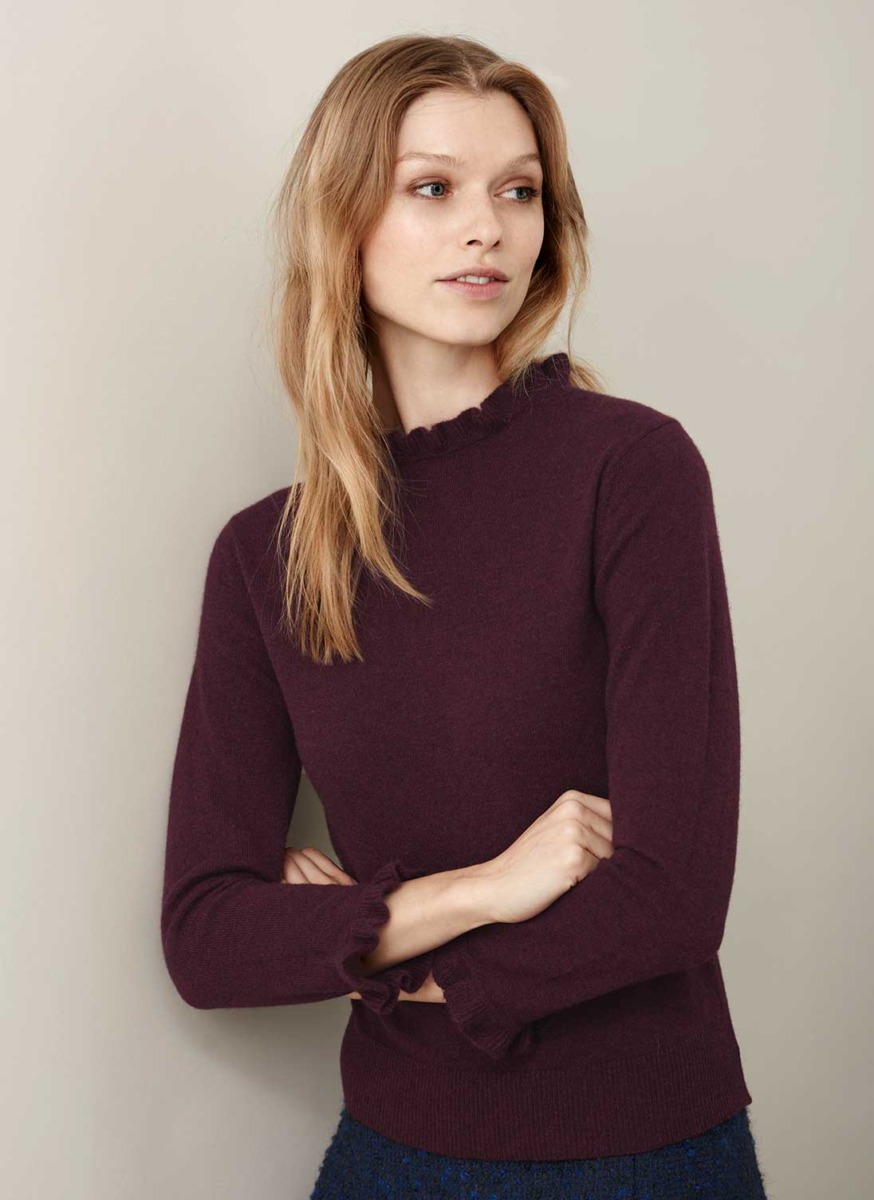 Jumper Red from Brora GOOFASH