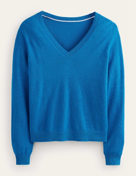 Jumper in Turquoise for Women by Boden GOOFASH
