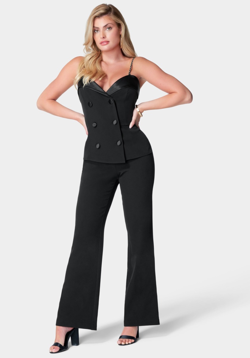 Jumpsuit in Black for Women from Bebe GOOFASH