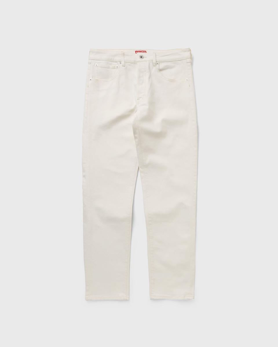 Kenzo - Man Slim Jeans in White from Bstn GOOFASH