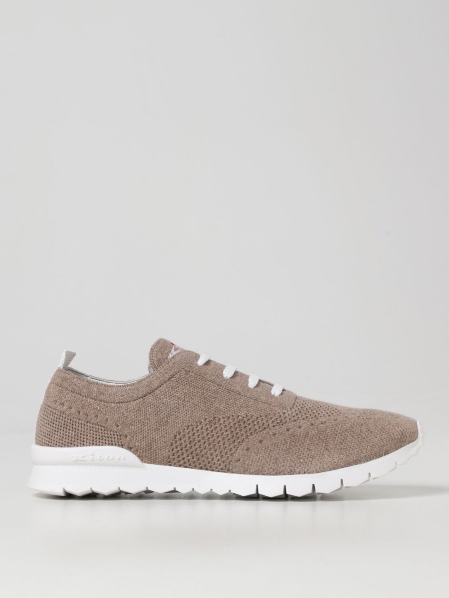 Kiton - Mens Trainers in Beige at Giglio GOOFASH