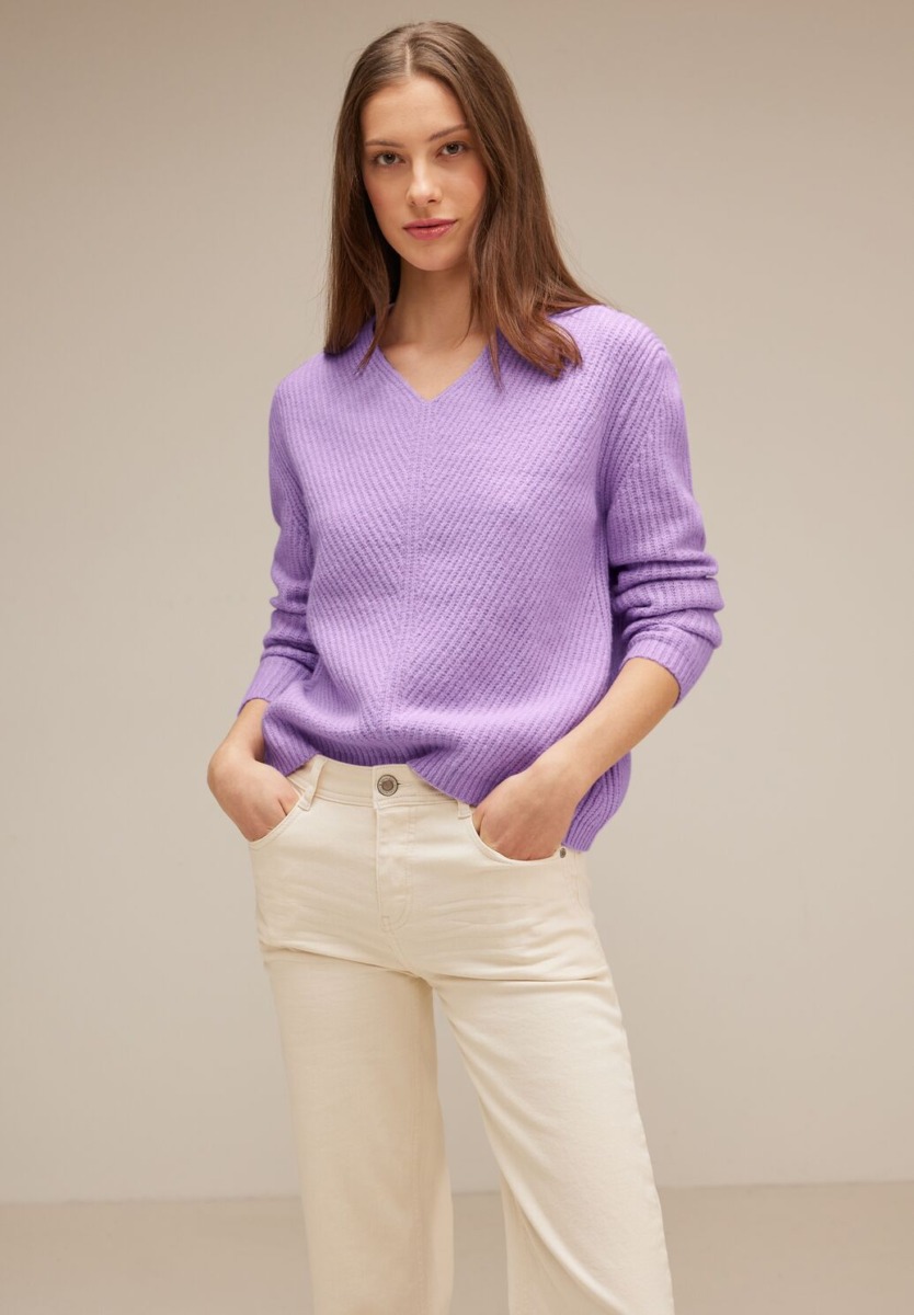 Knitwear Purple Woman - Street One GOOFASH
