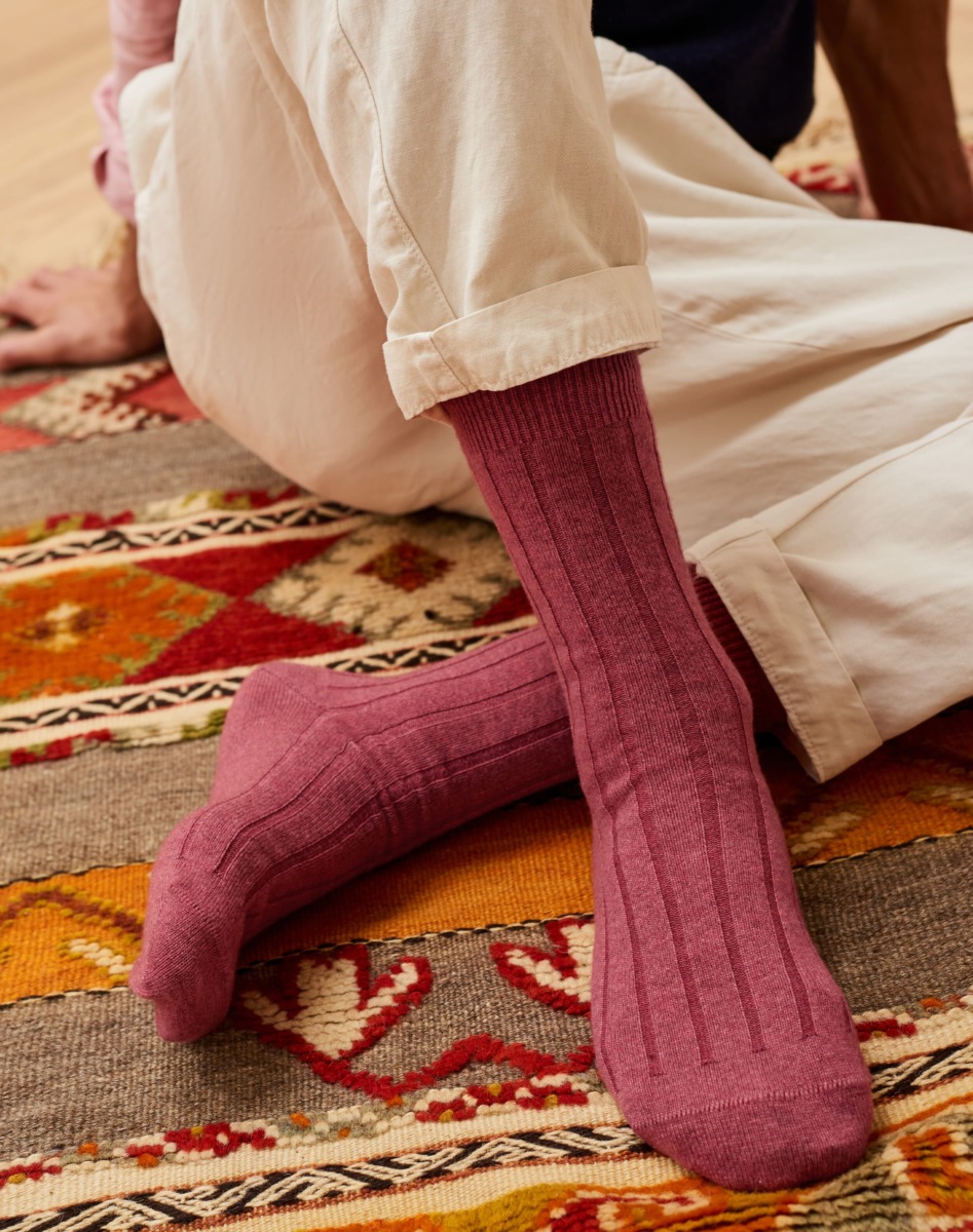 Ladies Beige Socks from Brora GOOFASH