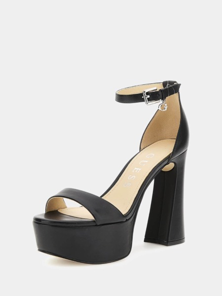 Ladies Black Sandals from Guess GOOFASH