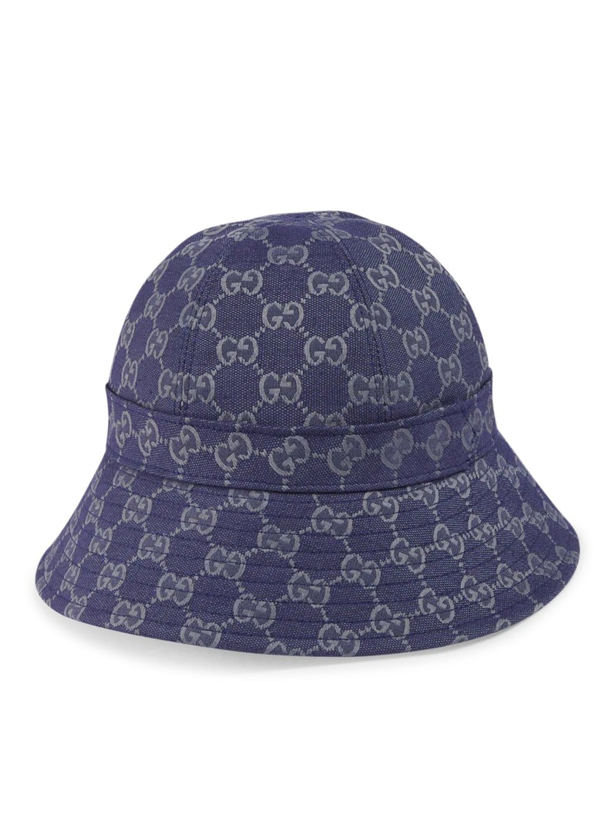 Ladies Blue Bucket Hat - Suitnegozi - Gucci GOOFASH