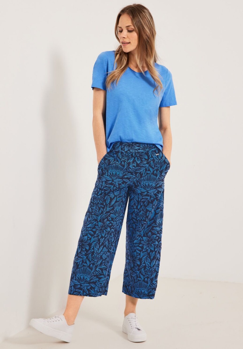 Ladies Blue Trousers at Cecil GOOFASH