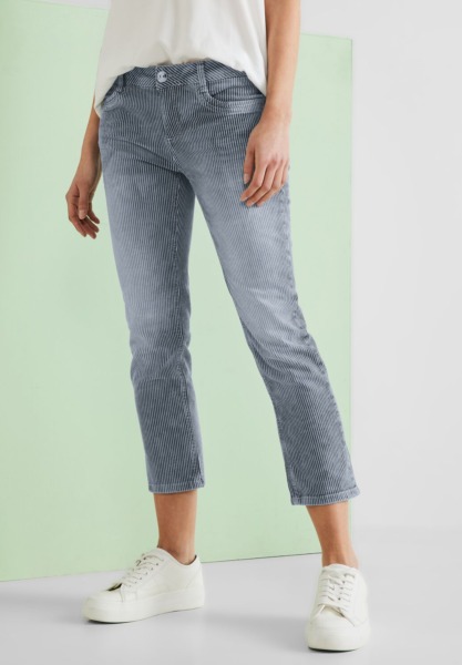 Ladies Blue Trousers from Street One GOOFASH