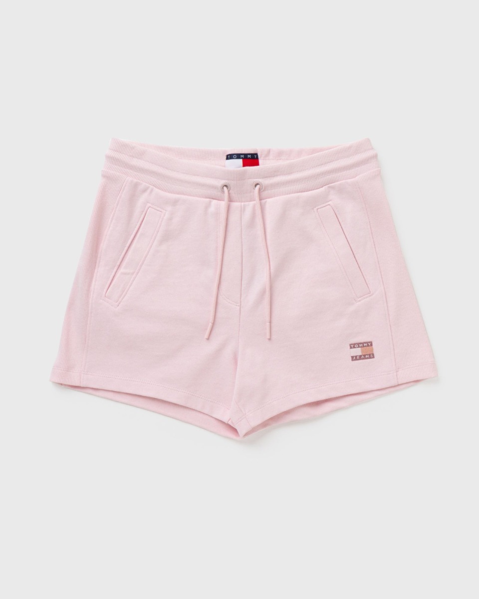 Ladies Casual Shorts Pink Tommy Hilfiger - Bstn GOOFASH