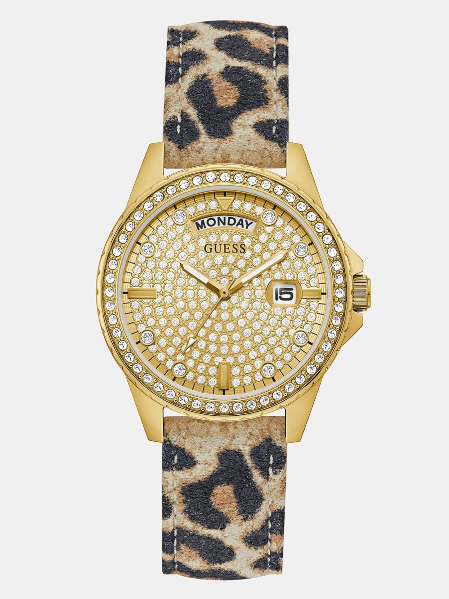 Ladies Gold Watch from Guess GOOFASH