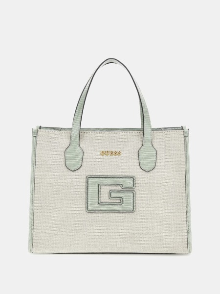 Ladies Handbag in Green - Guess GOOFASH