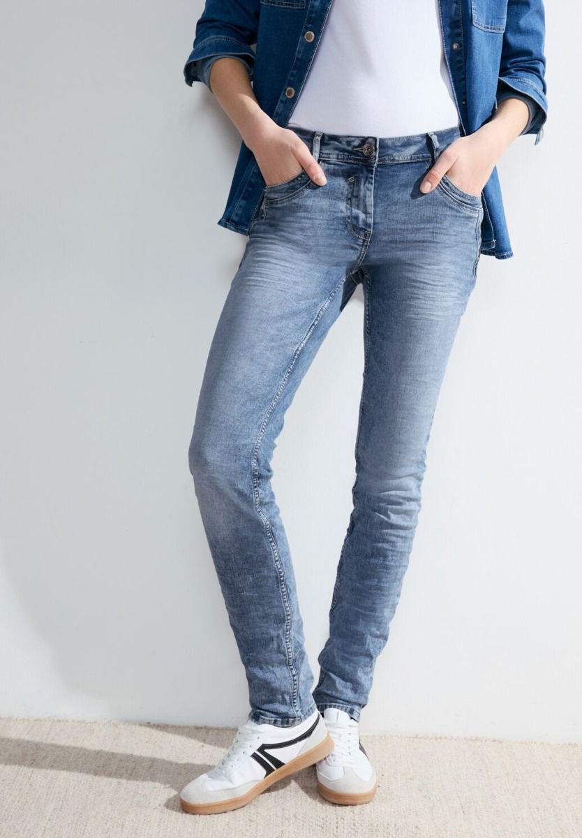 Ladies Jeans Blue - Cecil GOOFASH
